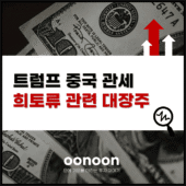 트럼프 중국 관세 희토류 관련 대장주