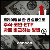 트레이딩뷰 한 번 설정으로 주식·코인·ETF 차트 비교하는 방법