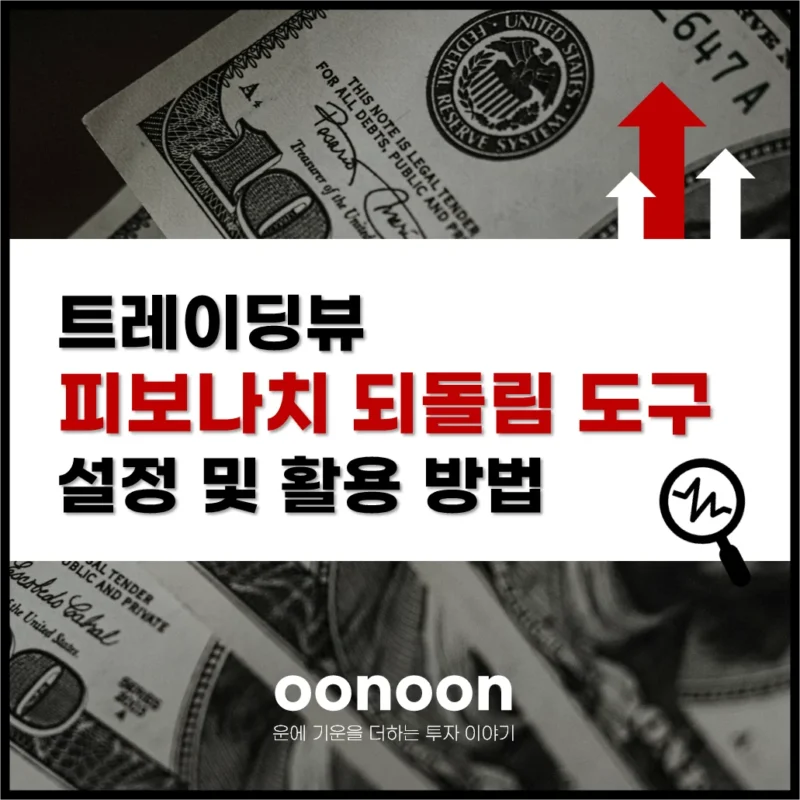 트레이딩뷰 피보나치 되돌림 도구 설정 및 활용 방법