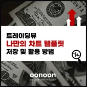 트레이딩뷰 나만의 차트 템플릿 저장 및 활용 방법